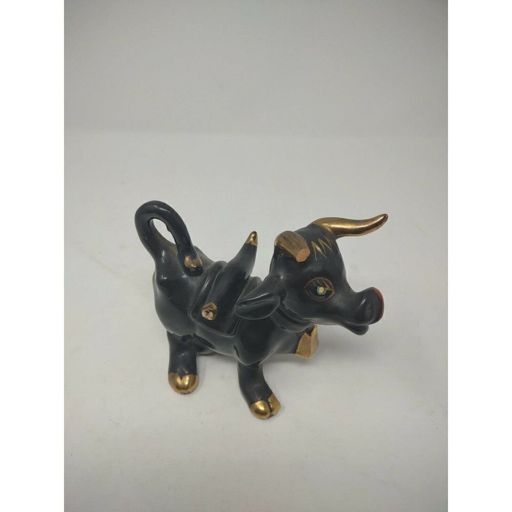 Black Cow With Bell Jewelry Watch Stand Please Read Description for more Details